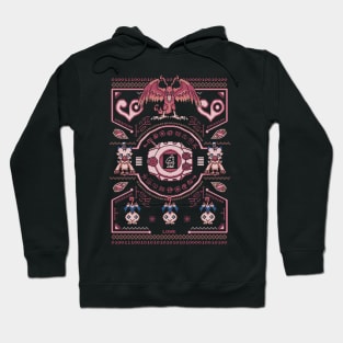 Biyomon Digimon Sweater - Birdramon Crest of love - Pixel art Hoodie